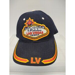 Welcome to Las Vegas Strip Logo Embroidered Baseball Hat Cap Adjustable Strap
